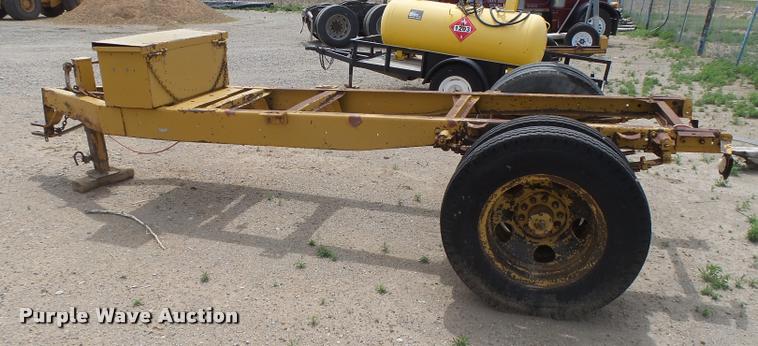 image for item DE9019 2003 Shop built trailer frame