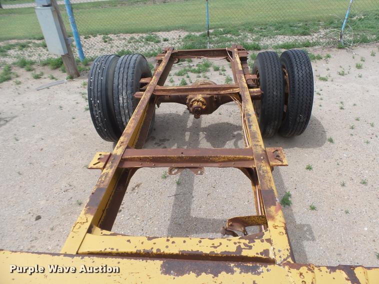 image for item DE9019 2003 Shop built trailer frame