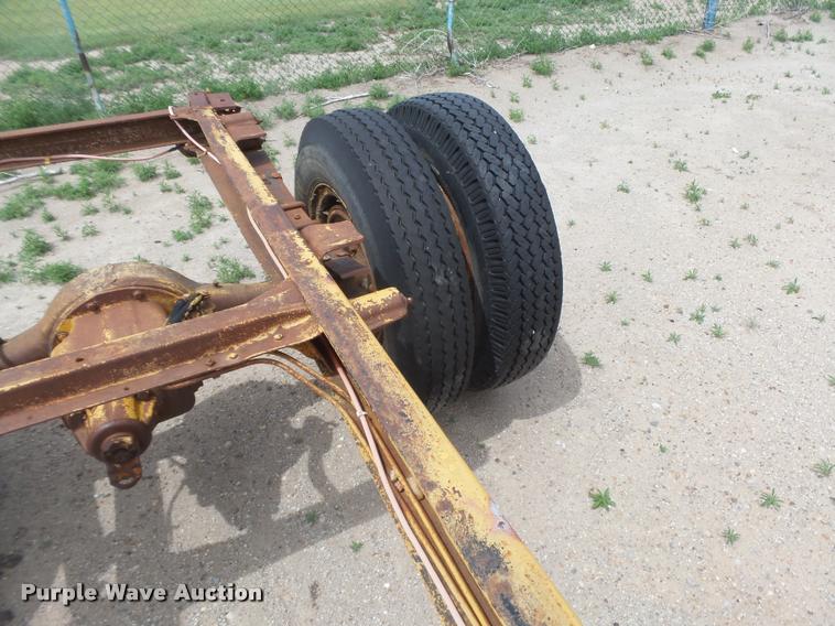 image for item DE9019 2003 Shop built trailer frame