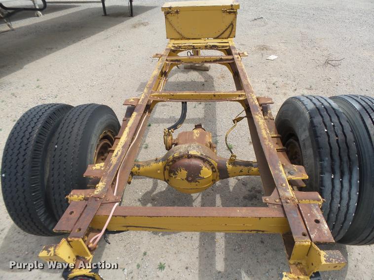 image for item DE9019 2003 Shop built trailer frame