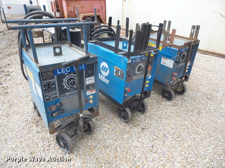image for item DL9656 (3) Miller Dialarc 250 AC/DC welders