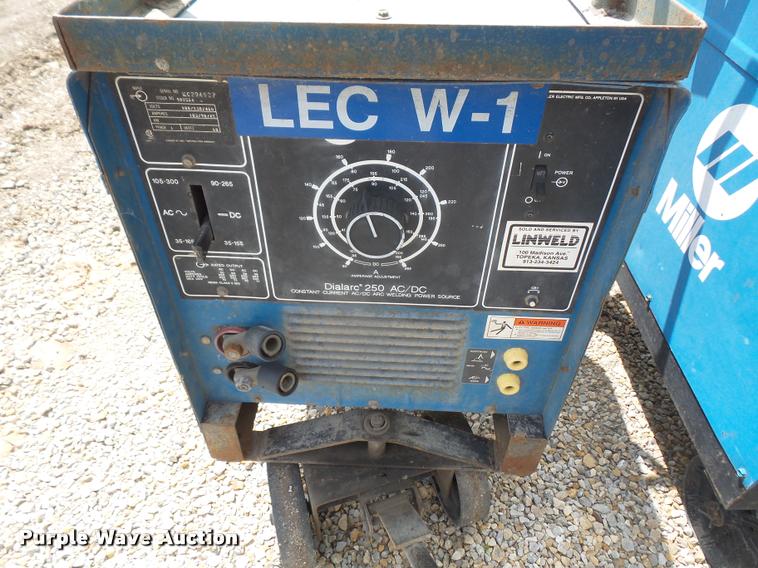 image for item DL9656 (3) Miller Dialarc 250 AC/DC welders