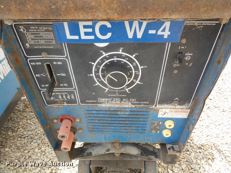 image for item DL9656 (3) Miller Dialarc 250 AC/DC welders