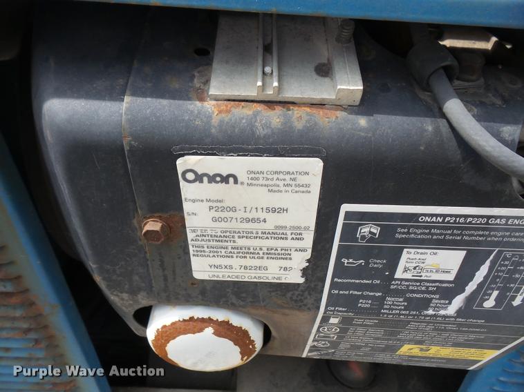 image for item DL9657 (2) Miller Trailblazer welders