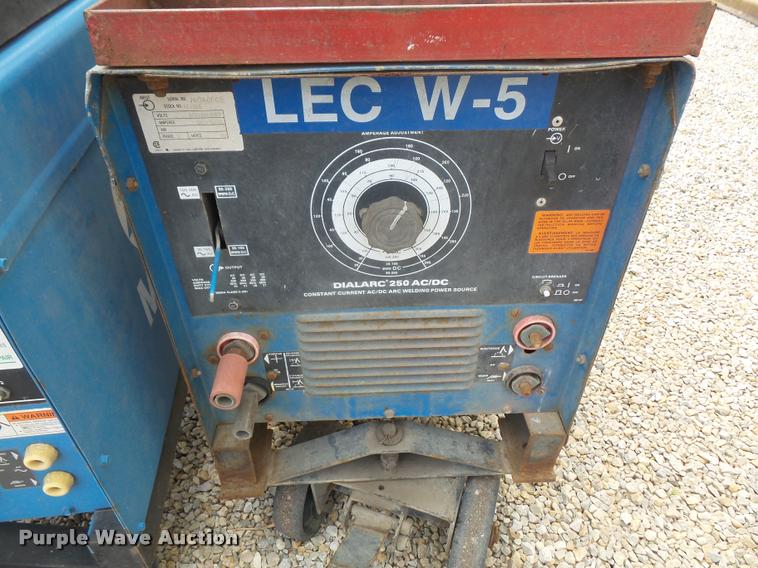 image for item DL9658 (2) Miller Dialarc 250 AC/DC welders
