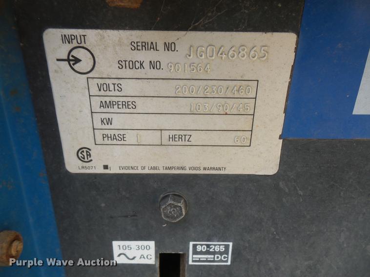 image for item DL9658 (2) Miller Dialarc 250 AC/DC welders