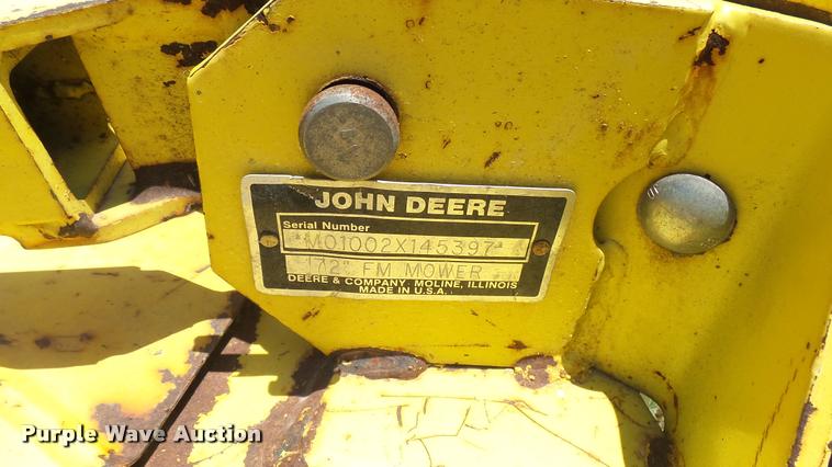 image for item DO9671 1996 John Deere F9L5 ZTR mower
