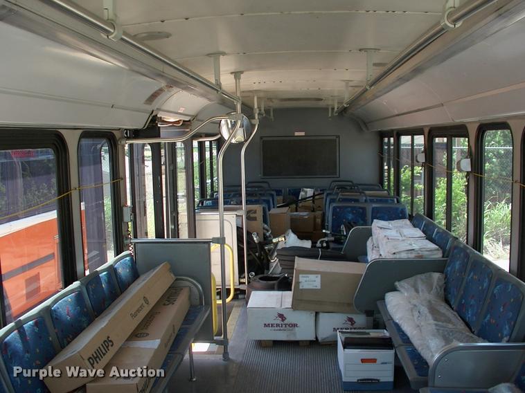 image for item DP9285 2003 Blue Bird shuttle bus