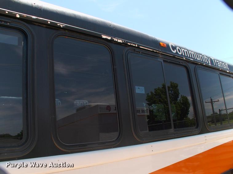 image for item DP9287 2003 Blue Bird shuttle bus