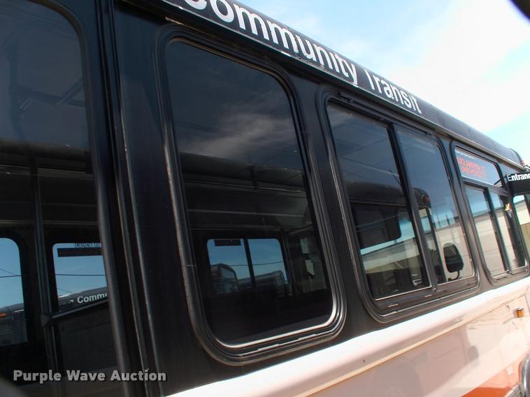 image for item DP9287 2003 Blue Bird shuttle bus