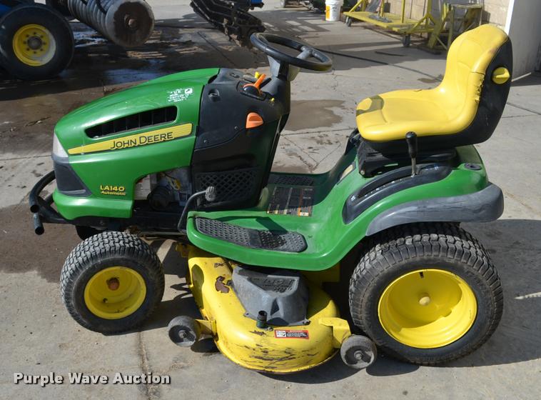 2007 John Deere LA140 lawn mower in Abilene, KS Item G1091 sold