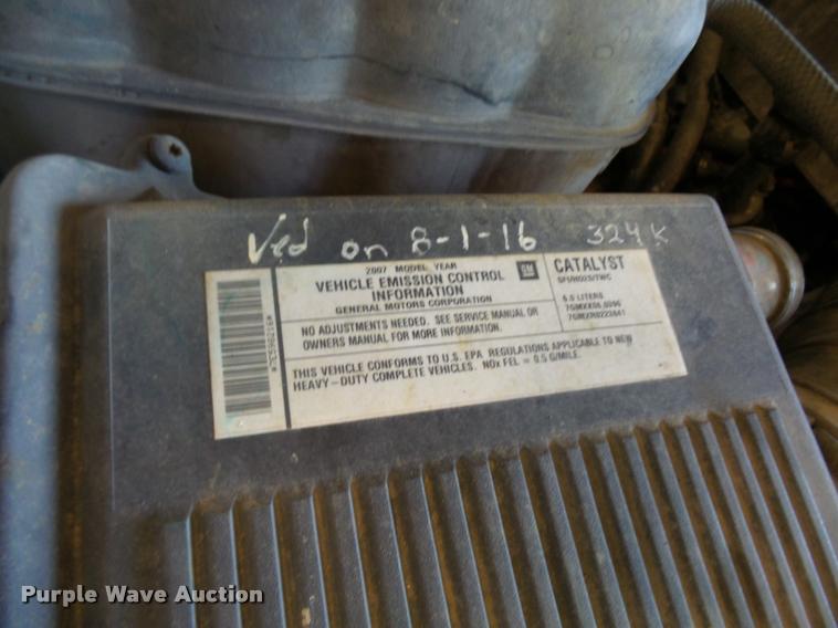 image for item K1889 2007 Chevrolet Silverado 2500HD Ext. Cab pickup truck