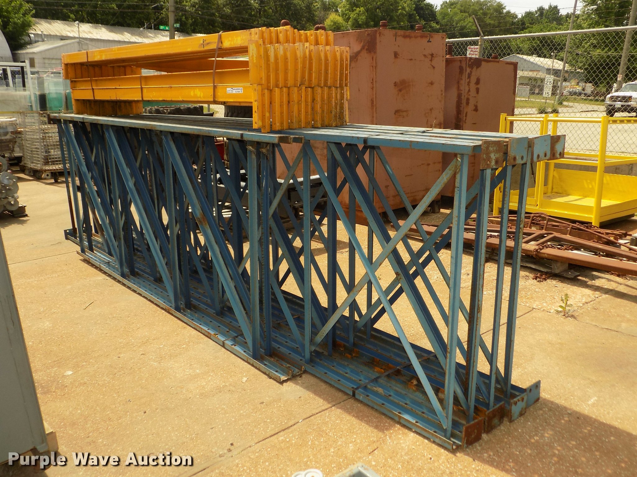 Pallet racking in Omaha, NE Item AU9506 sold Purple Wave