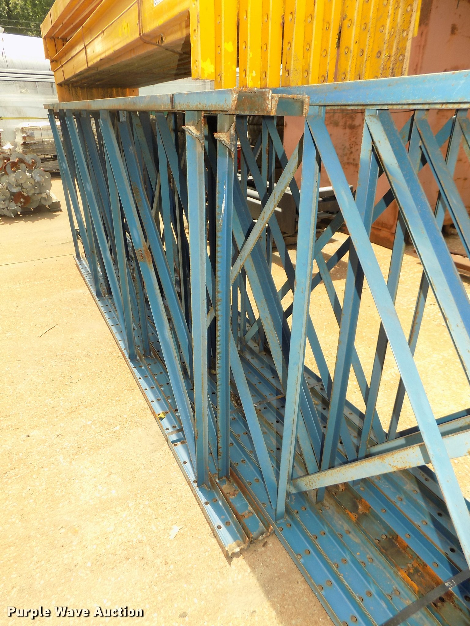 Pallet racking in Omaha, NE Item AU9506 sold Purple Wave