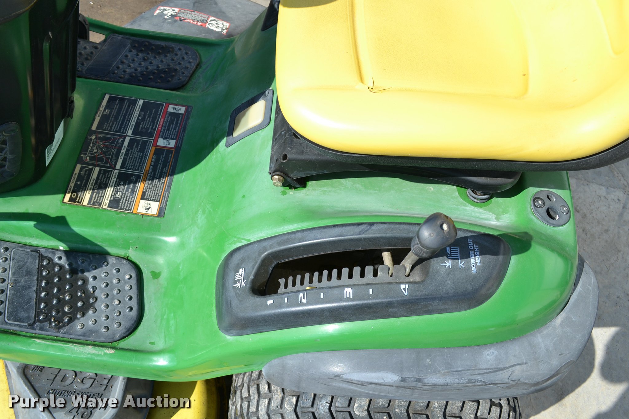 2007 John Deere LA140 lawn mower in Abilene, KS Item G1091 sold
