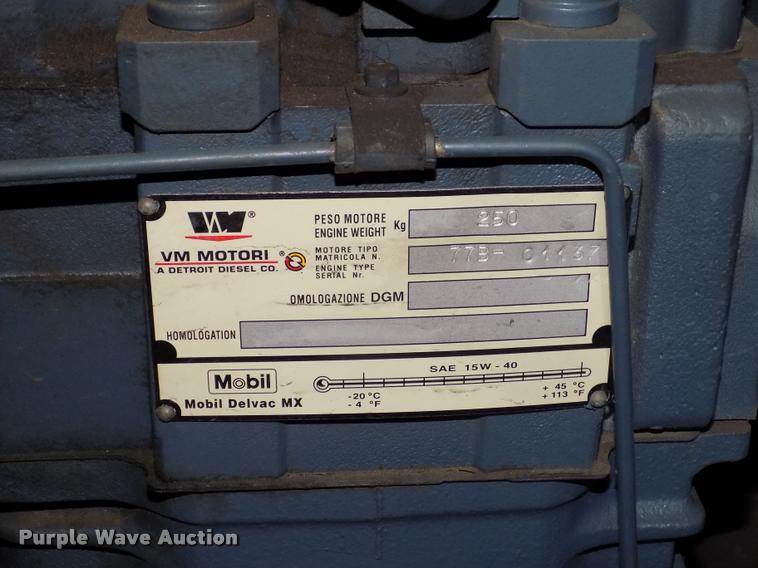 image for item DA0747 Detroit Diesel VM Motori four cylinder turbo diesel engine