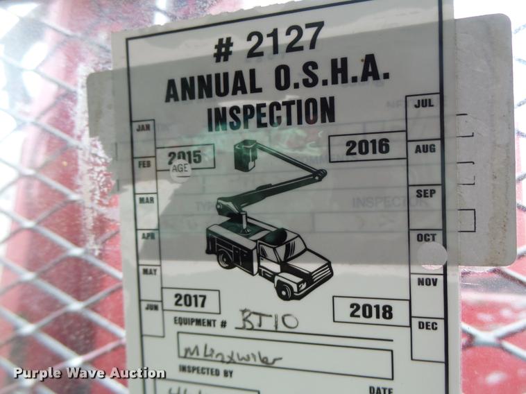 image for item DA3395 1998 Ford F800 bucket truck