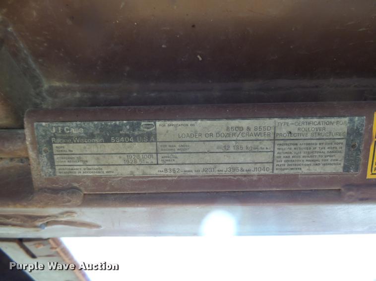 image for item DA3534 1989 Case 850D dozer