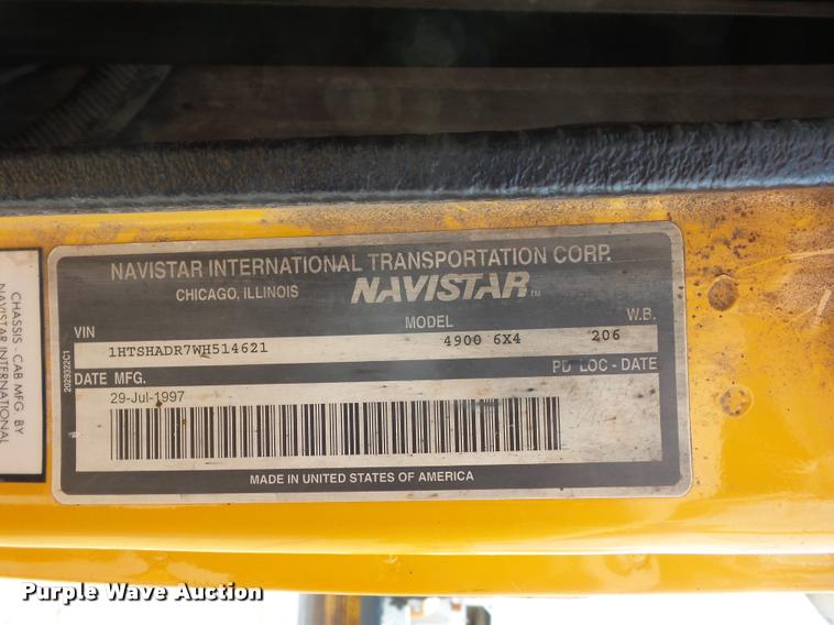 image for item DA4929 1998 International 4900 dump truck