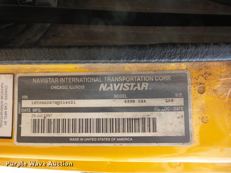 image for item DA4929 1998 International 4900 dump truck