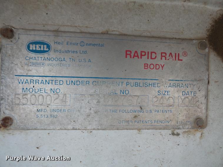 image for item DA6294 1999 Volvo Autocar WXR refuse truck