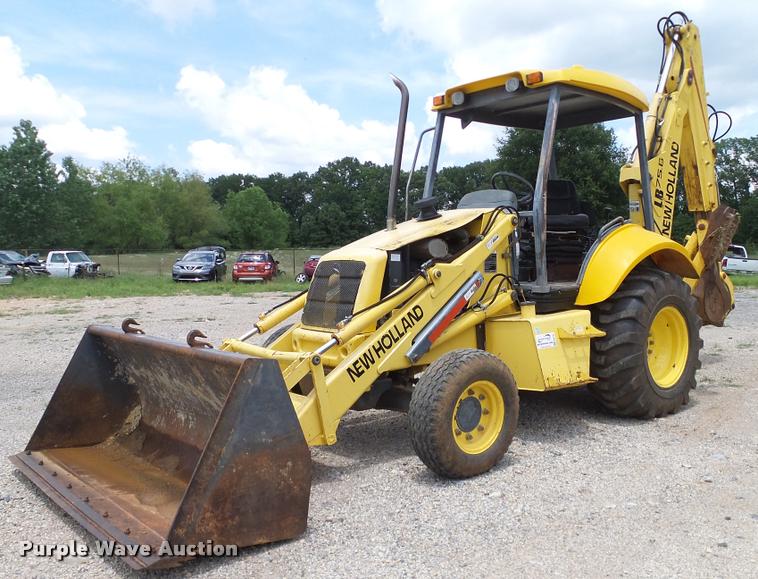 image for item DA6766 2001 New Holland LB75B backhoe