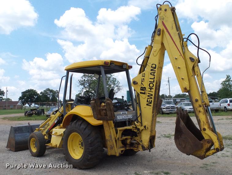 image for item DA6766 2001 New Holland LB75B backhoe