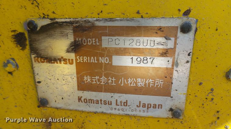 image for item DA7965 1996 Komatsu PC128-UU excavator