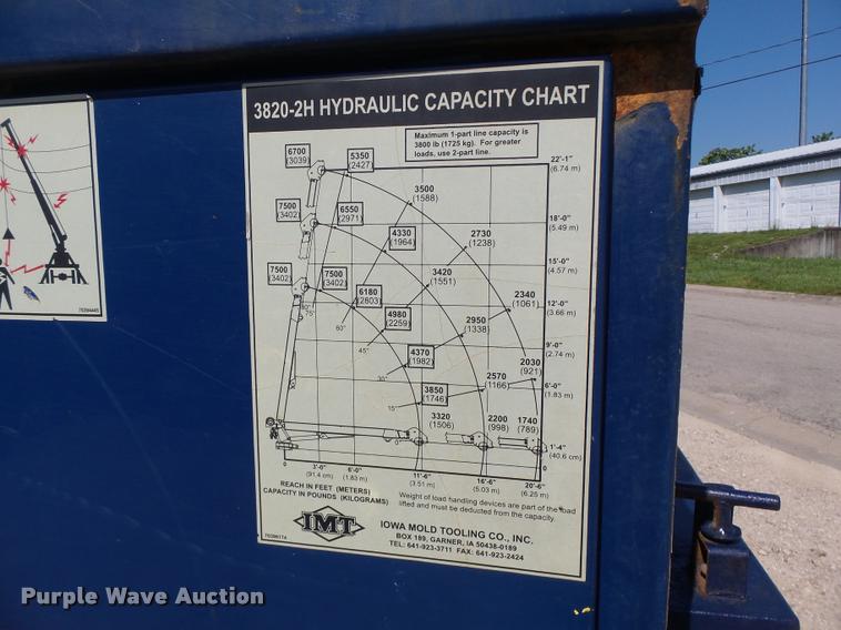 image for item DB1334 2006 Ford F550 Super Duty utility truck with crane