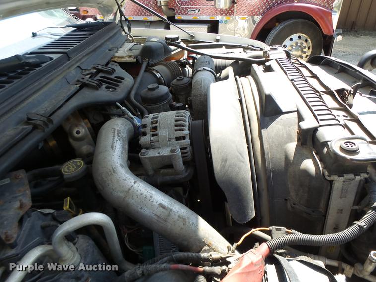 image for item DB1334 2006 Ford F550 Super Duty utility truck with crane