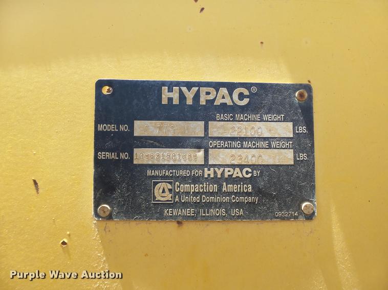 image for item DB4037 1998 Hypac C778B double drum vibratory roller