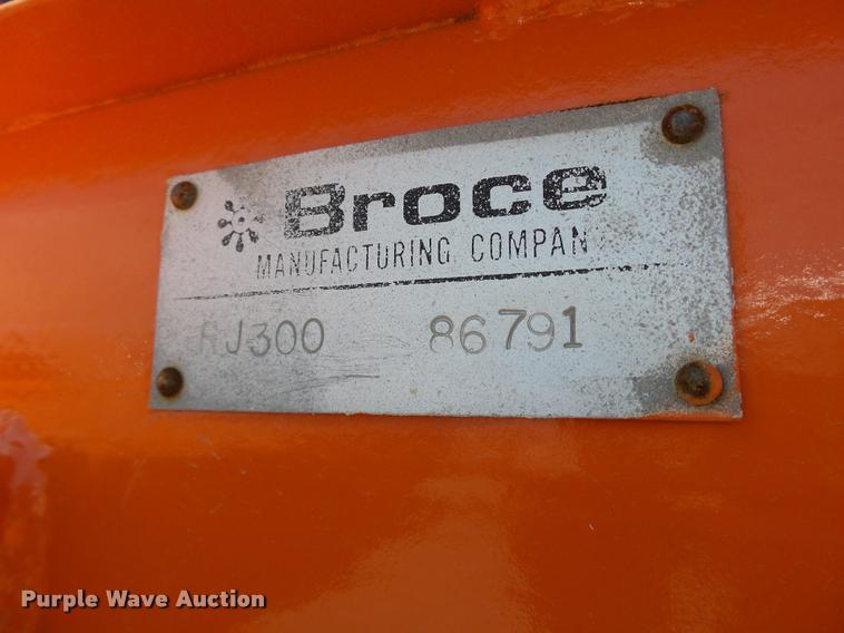 image for item DB4044 1992 Broce RJ300 broom