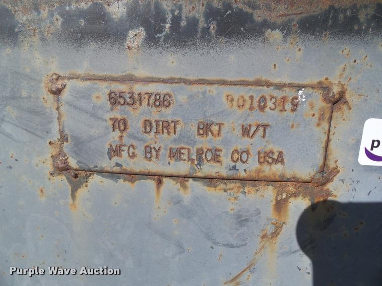 image for item DH9325 Bobcat skid steer bucket