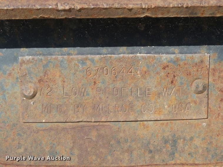 image for item DH9327 Bobcat low profile skid steer bucket