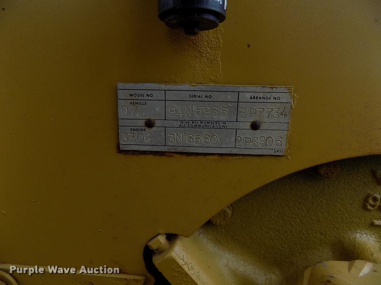 image for item DK9973 Caterpillar D7F dozer