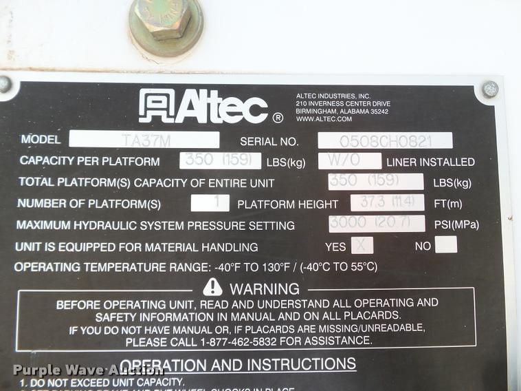 image for item K3273 2008 Dodge Ram 5500 bucket truck