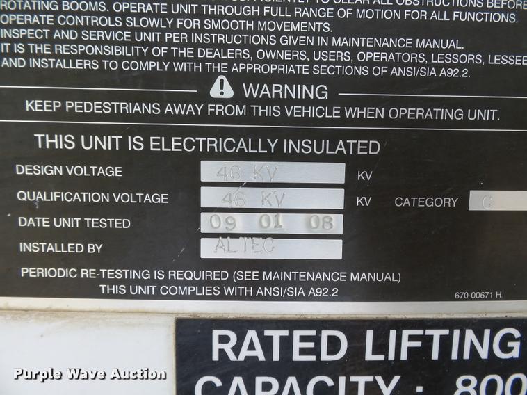 image for item K3274 2008 Dodge Ram 5500 bucket truck