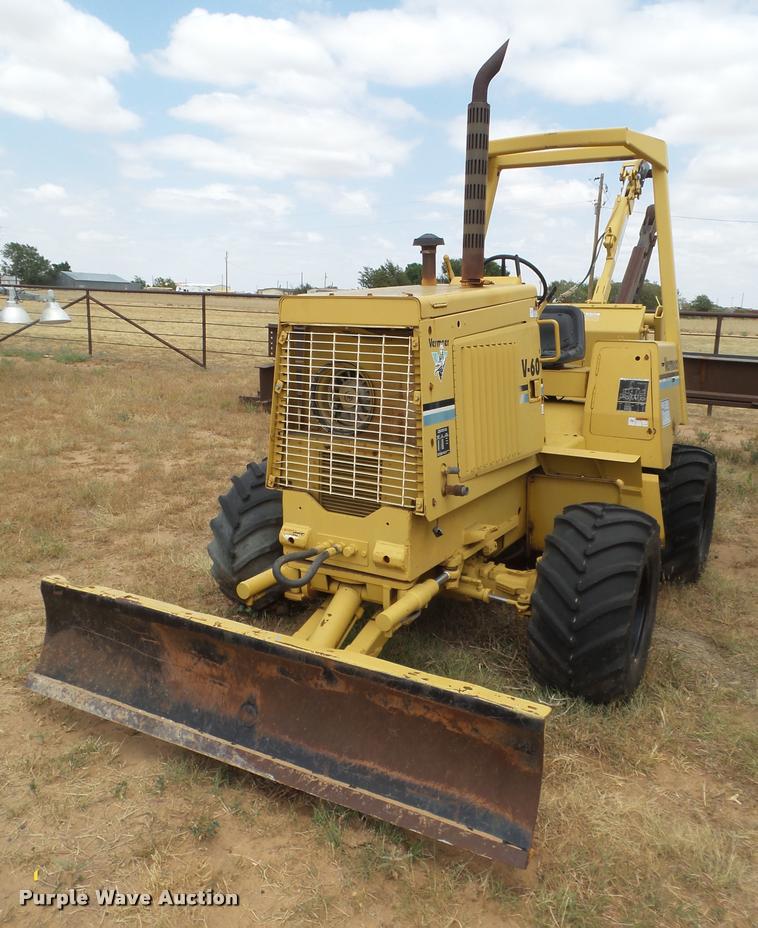 image for item L1518 1991 Vermeer V6050 trencher