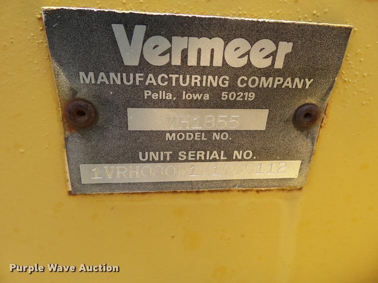 image for item L1518 1991 Vermeer V6050 trencher