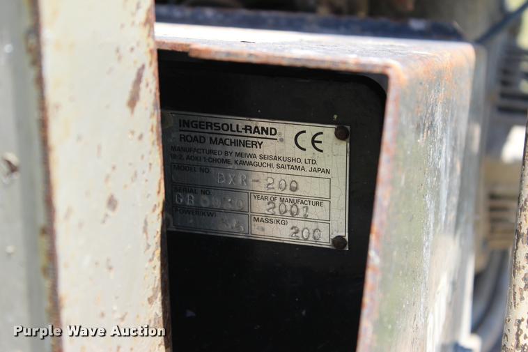 image for item L1966 Ingersoll Rand BXR-200 compactor