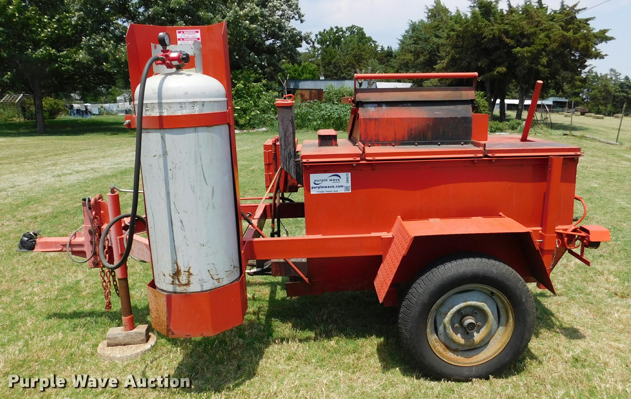 Cleasby tar kettle in Salina, KS Item DB9470 for sale Purple Wave