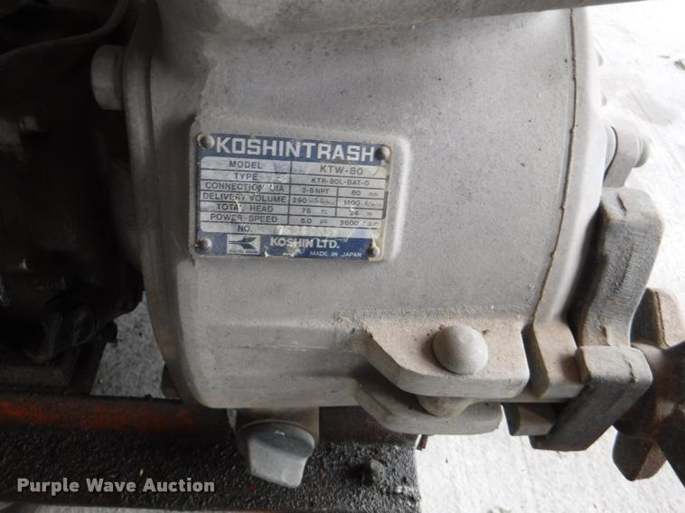 image for item CA9544 Koshin trash pump