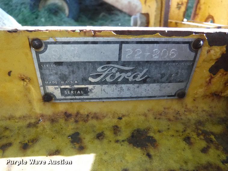 image for item CA9663 Ford flail mower