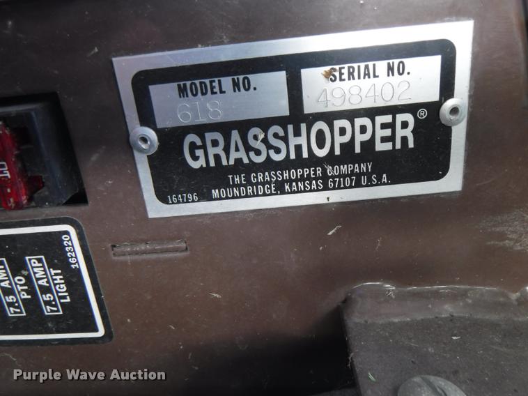 image for item CA9666 Grasshopper 618 lawn mower