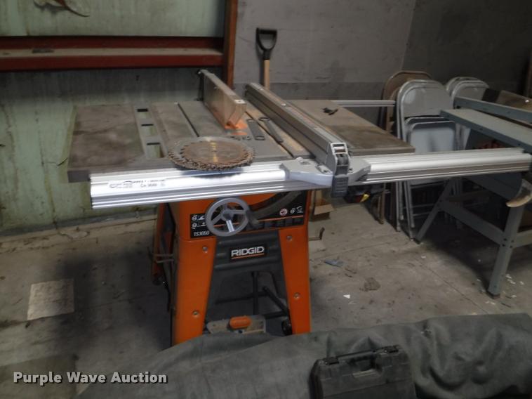 image for item CA9688 Ridgid cast iron table saw