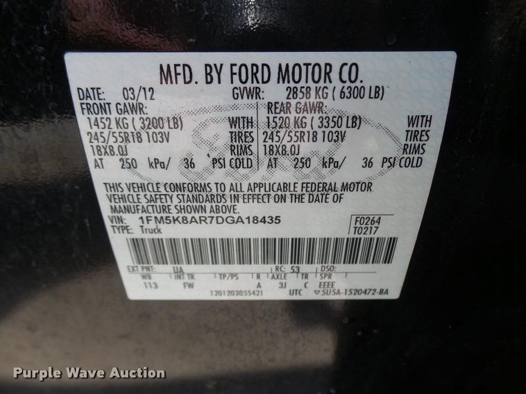 image for item CC9199 2013 Ford Explorer Police Interceptor SUV