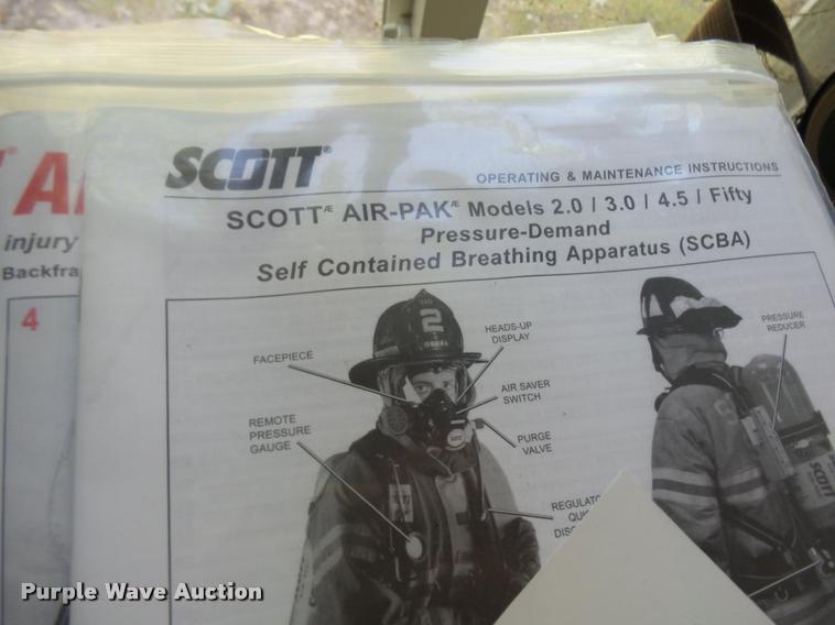 image for item CC9205 Scott 4.5 SCBA air packs