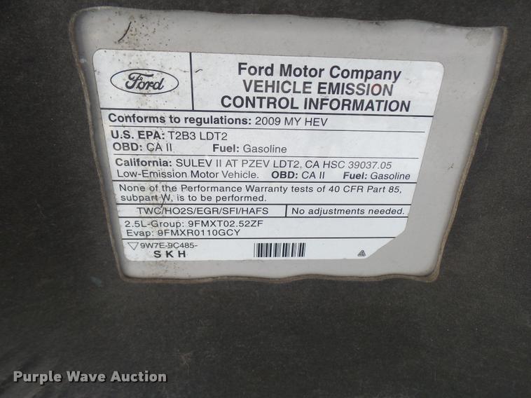 image for item CC9206 2009 Ford Escape Hybrid SUV