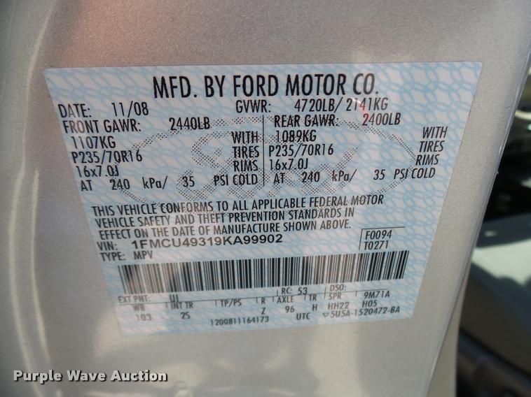 image for item CC9206 2009 Ford Escape Hybrid SUV