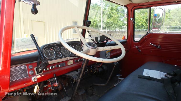 image for item DA7964 1972 Ford Bean fire truck